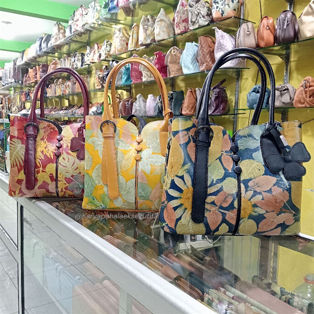 tas wanita, tas Ecoprint, Karyapahalaeksekutif2