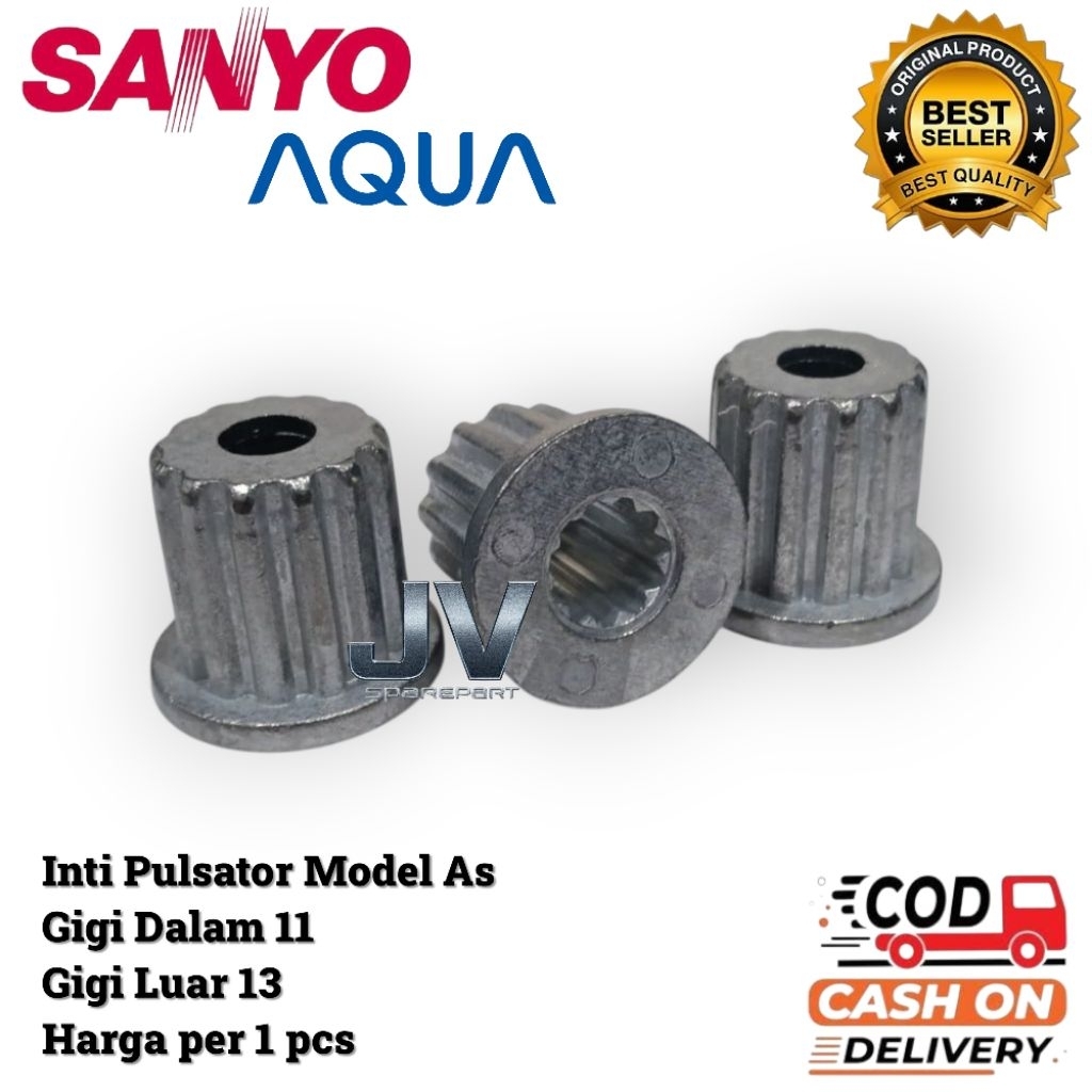 INTI PULSATOR - GEAR PULSATOR MESIN CUCI SANYO AQUA AS GIGI 11
