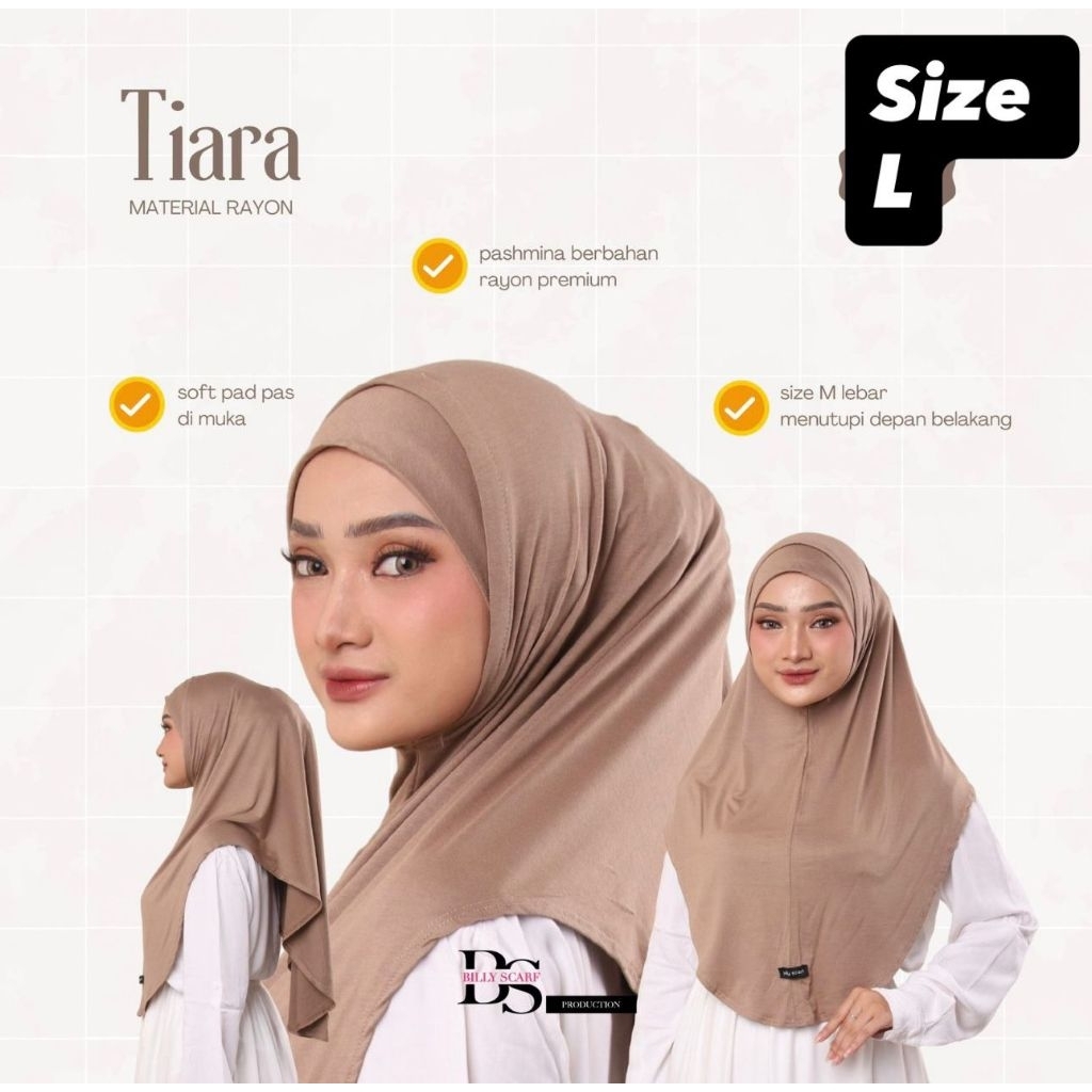 BERGO TIARA RAYON SIZE L by BILLY SCARF