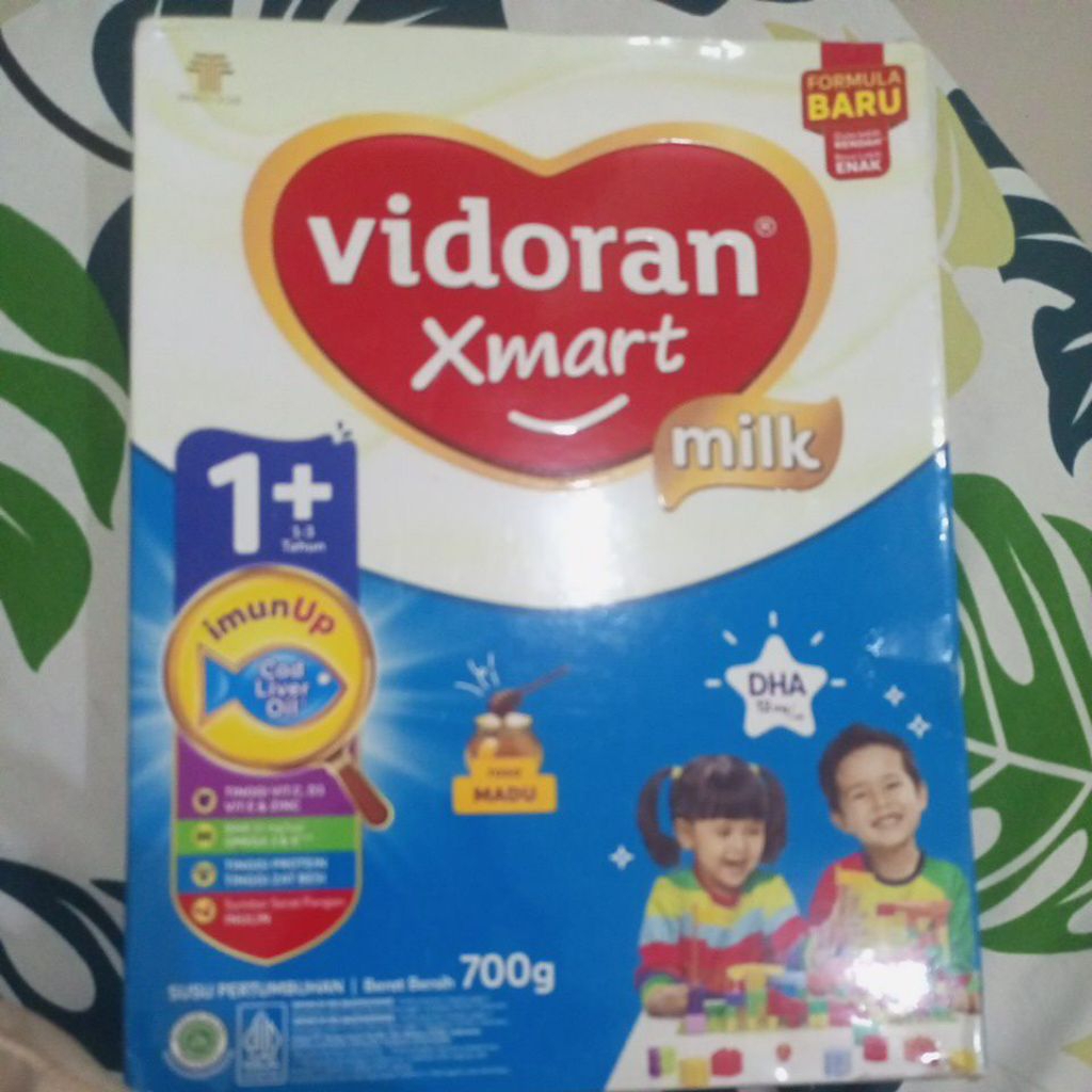 vidoran Xmart milk 1 plus 700 gram rasa madu