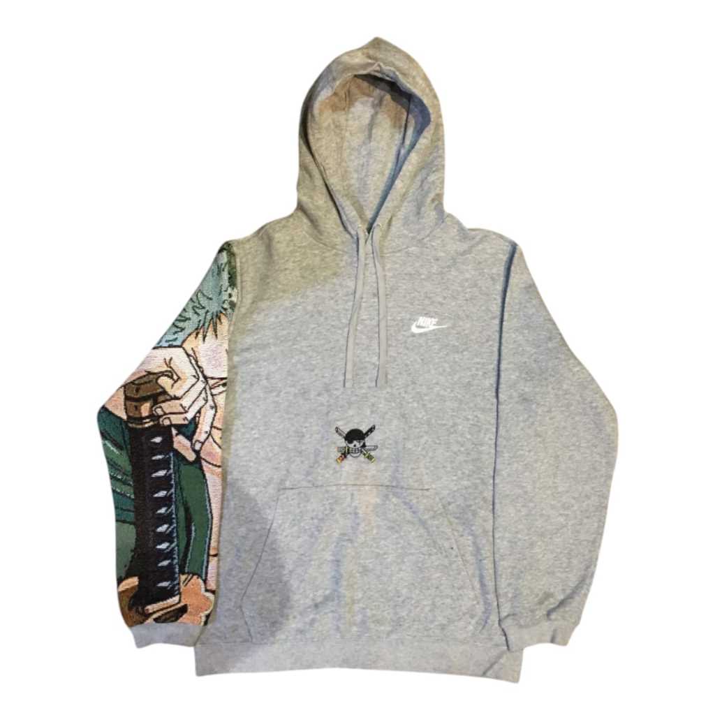 Nike Hoodie Rework (Reworked) Anime Grey 1/1