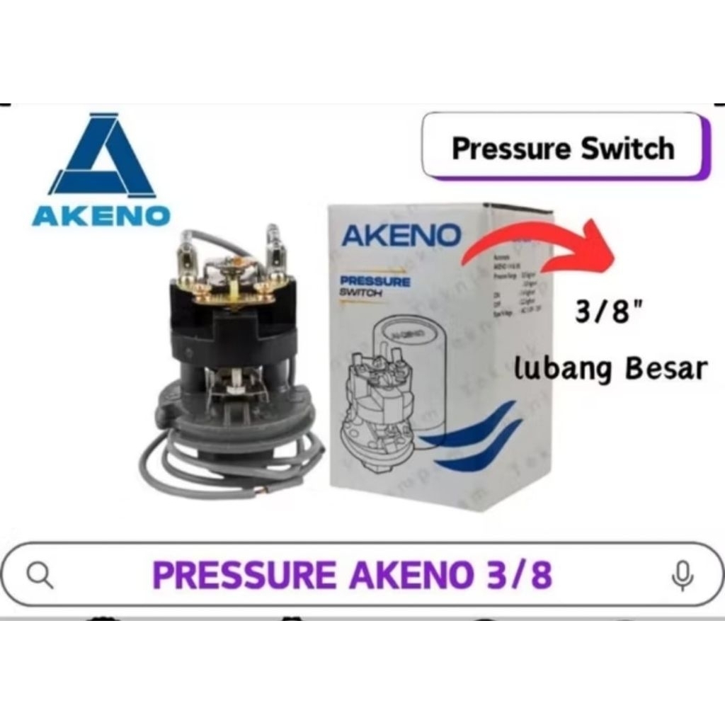 OTOMATIS POMPA AIR SHIMIZU SANYO DRAT 3/8 AKENO ORIGINAL 100%