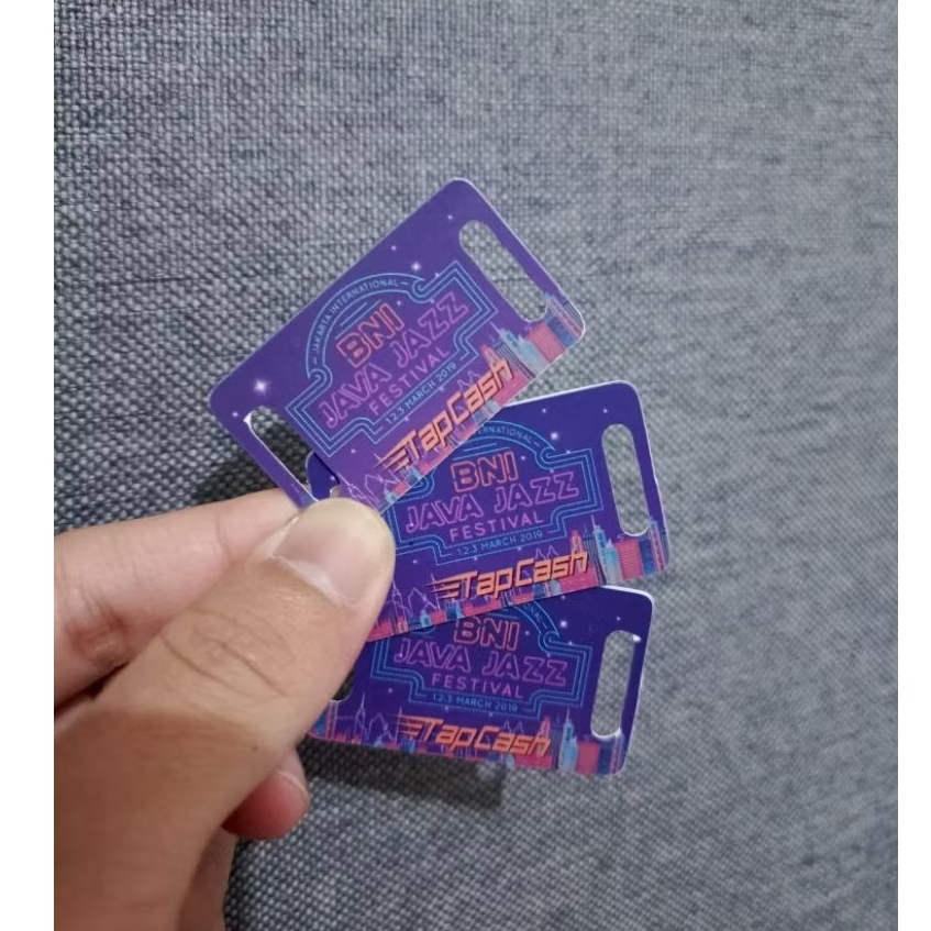 TapCash BNI JAVA JAZZ 2019 Mini Card | Edisi Langka Koleksi Unik & Estetik