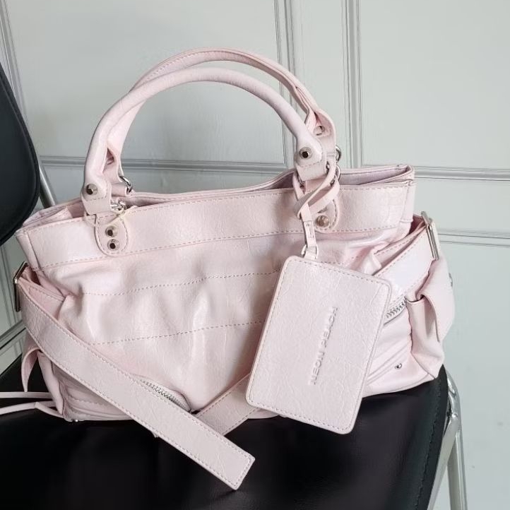 Neon Peach Sintestis Shoulder Bag | Tas Selempang Wanita