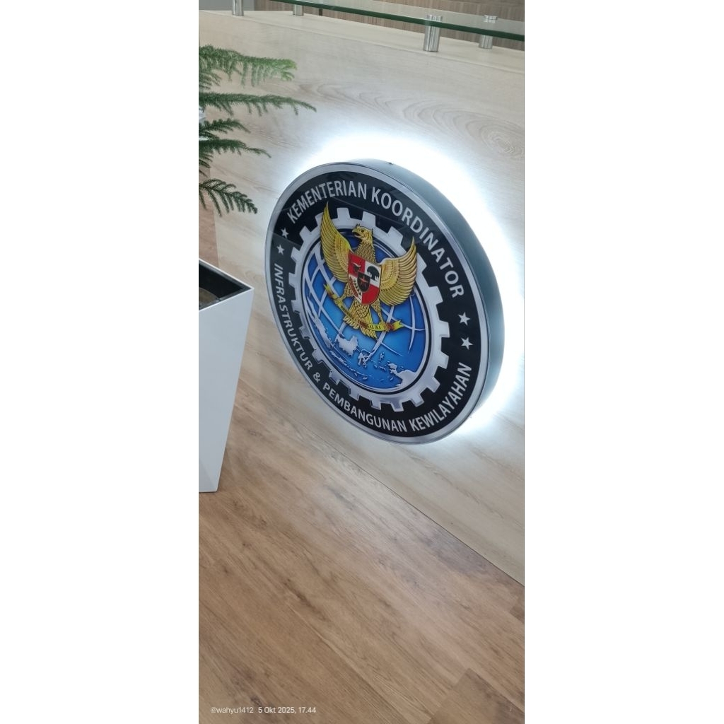 HURUF TIMBUL MENYALA CUSTOM