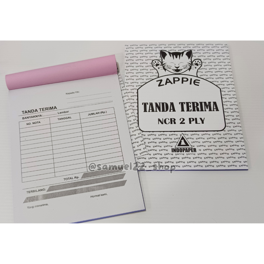 Buku Tanda Terima ZAPPIE Isi 25 Lembar A5 NCR