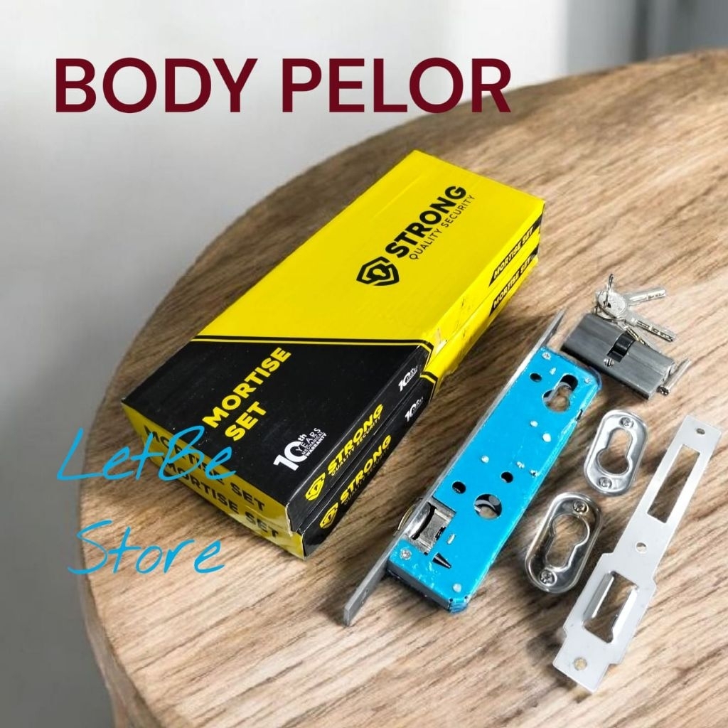 Kunci Pintu Bodi Pelor Roller Untuk Pintu Aluminium Kupu Tarung