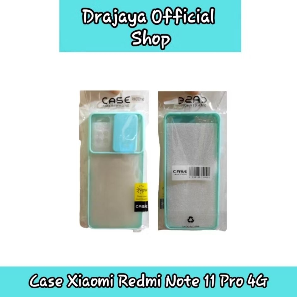 Casing Hp Xiaomi Redmi Note 11 Pro 4G - Softcase Slide Camera Tosca