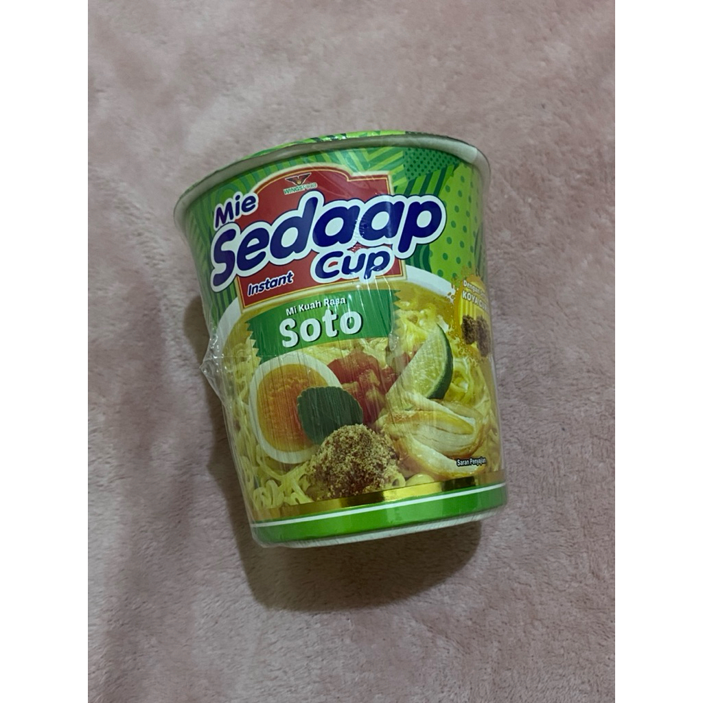 mie sedap instant cup kuah soto