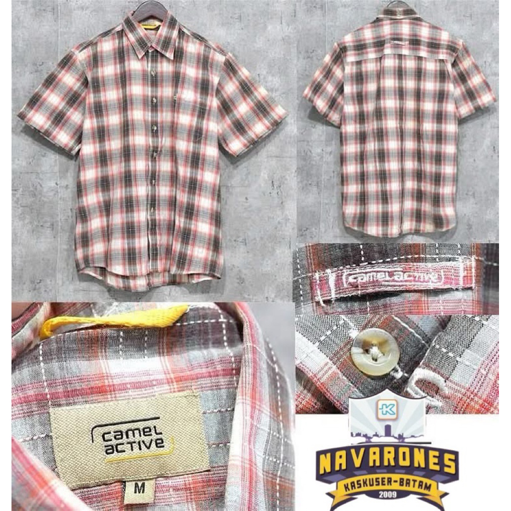 KEMEJA PENDEK CAMEL ACTIVE SIZE FIT L