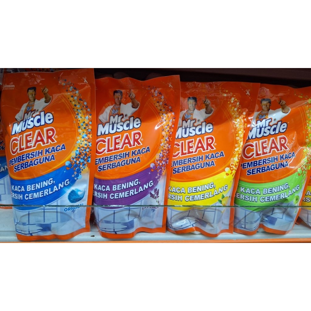 MR MUSCLE CLEAR PEMBERSIH KACA REFILL 440ML