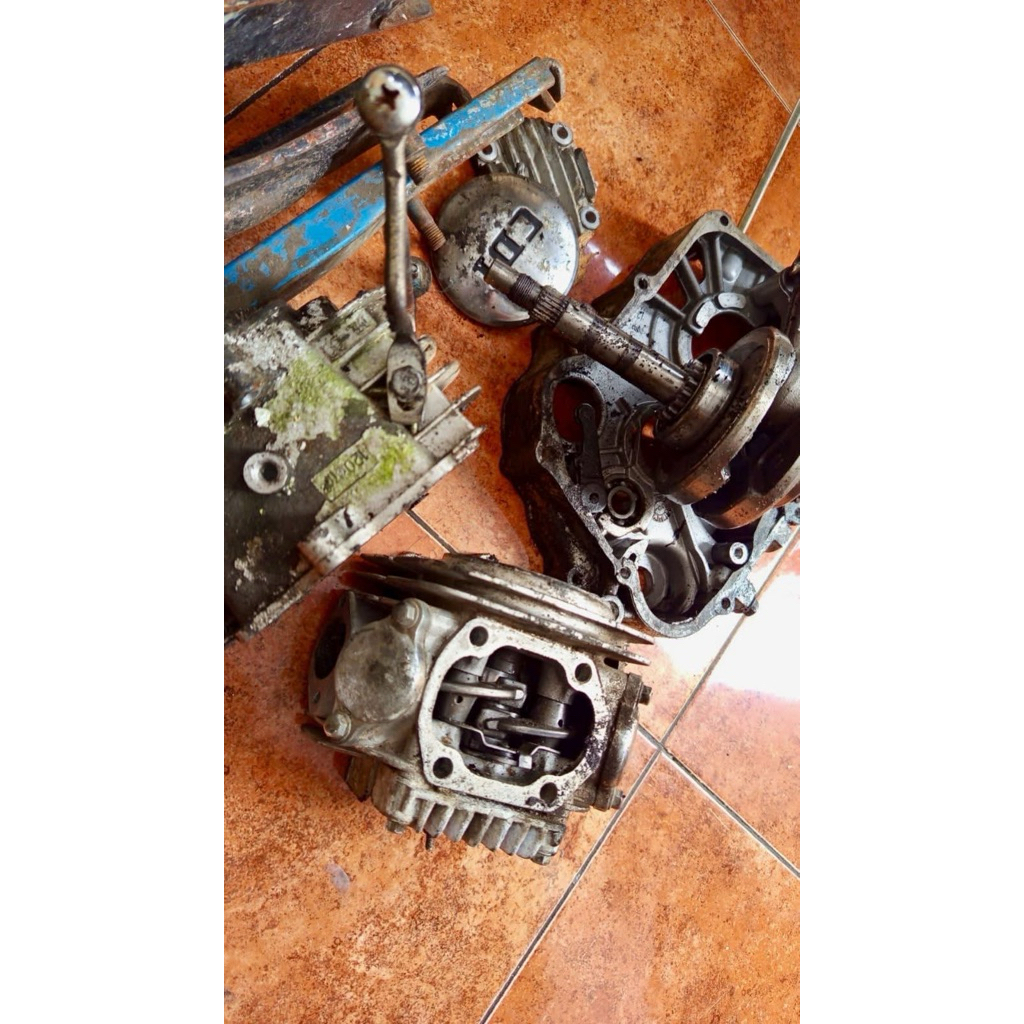 paket bor up nafas panjang bangau pompa oli kanan 120 cc krengkes blok stang bandul as kruk askruk b