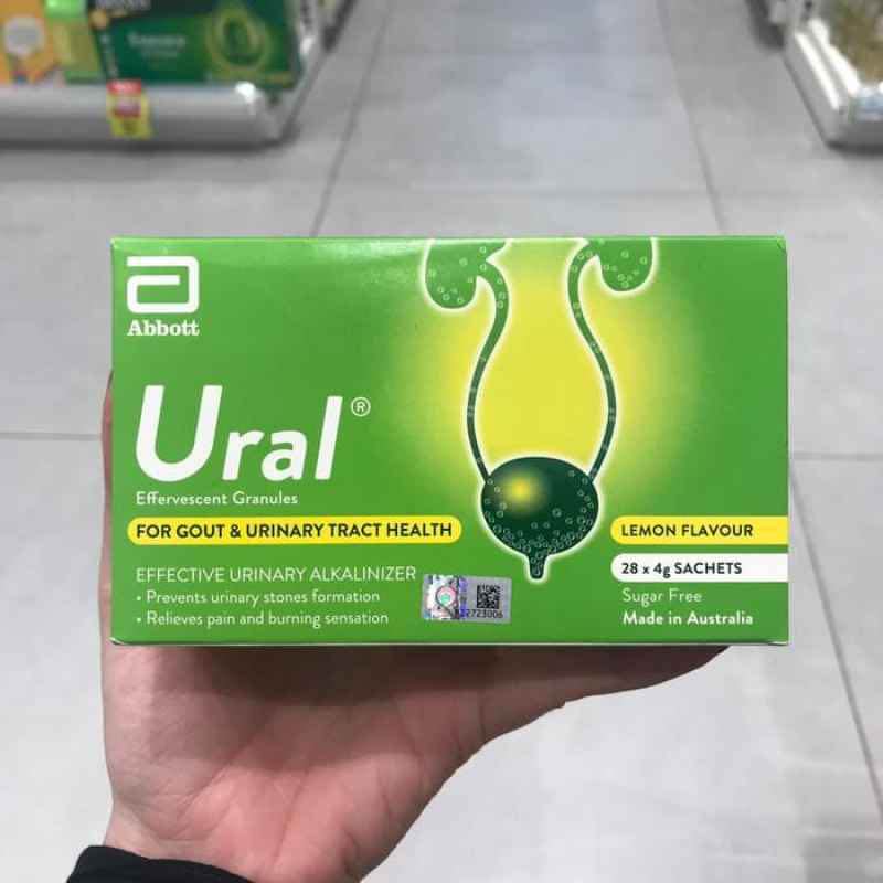 Ural Effervescent Granules - 28 sachet/Lemon