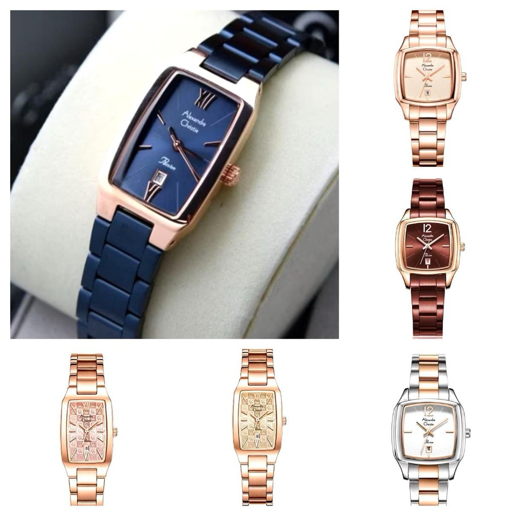 AC 2455 Alexandre Christie Jam Tangan Wanita AC 2454 Rantai Original AC 2454 2961 2455 2A55 2B55 2B5