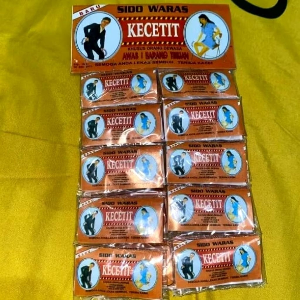 Herbal kesehatan ampuh Sido Waras Kecetit Paket hemat
