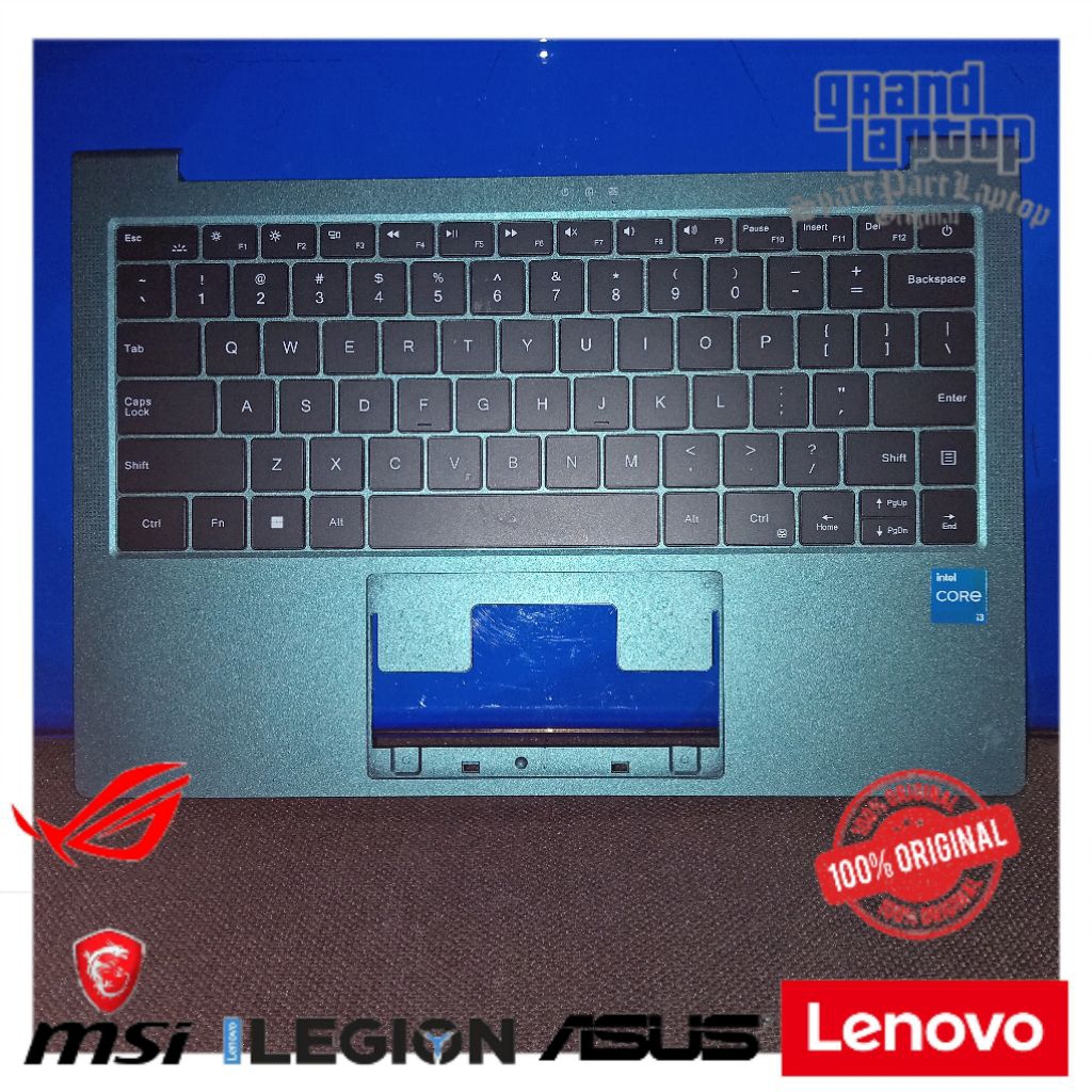 Keyboard dan frame Acer Aspire lite 14 AL1-14M 3SID original