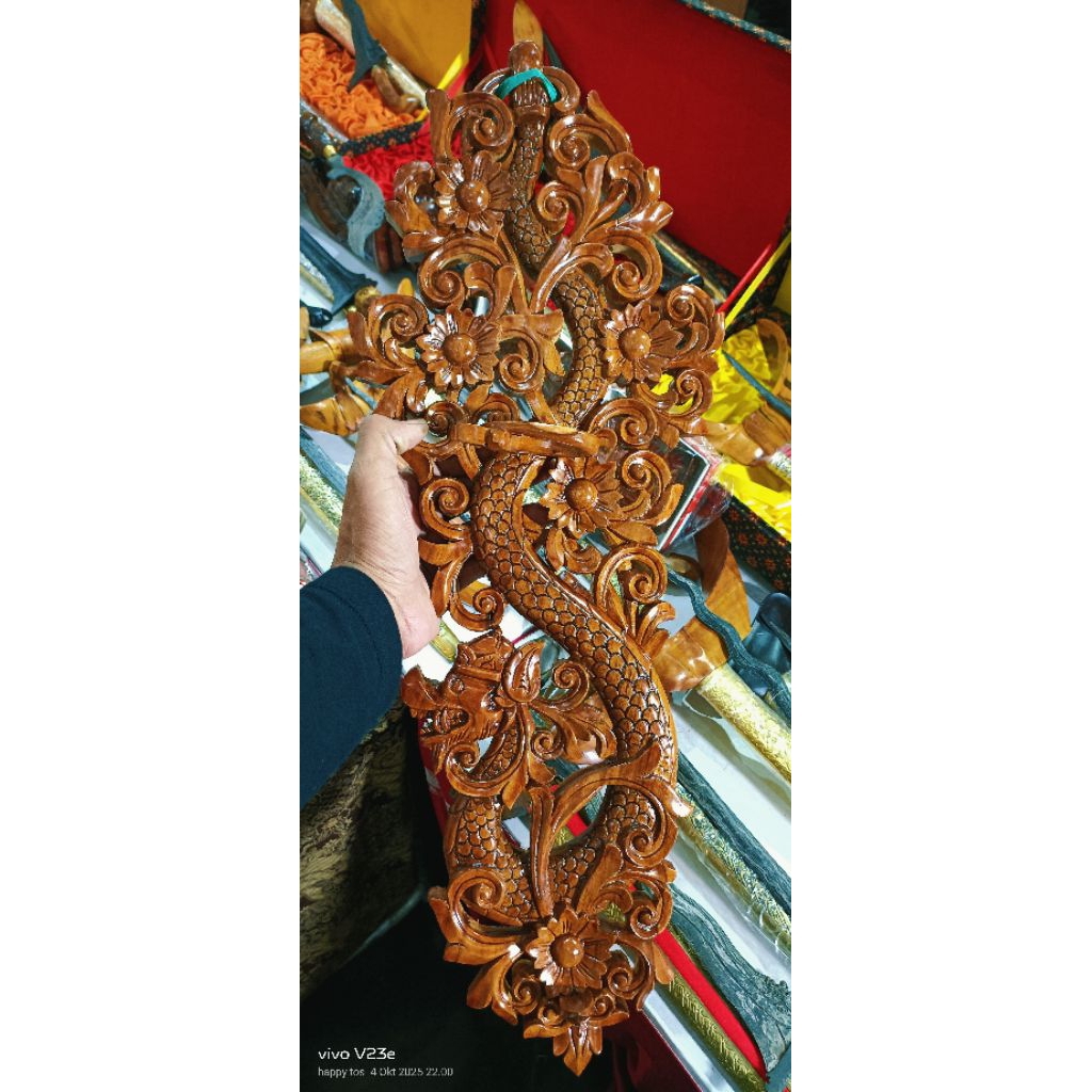 blawong jati ukiran halus