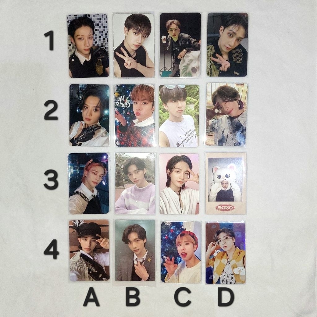 (PART 1) STRAY KIDS SKZ PHOTOCARDS PC BANGCHAN LEE KNOW SEO CHANGBIN HWANG HYUNJIN HAN JISUNG 5 STAR