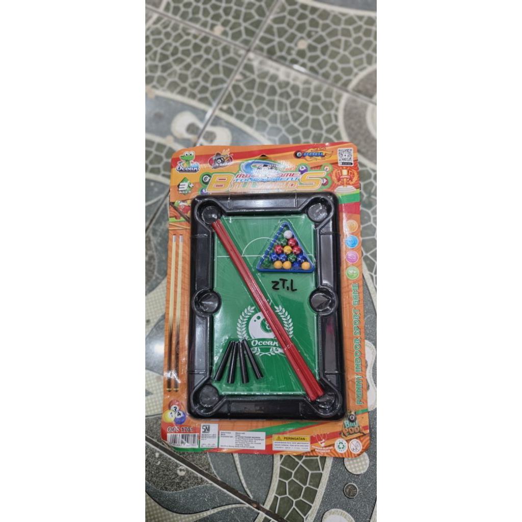 Mainan Meja Billiard Kecil Untuk Anak Billiard Set Edukasi Motorik Anak tokolubna_