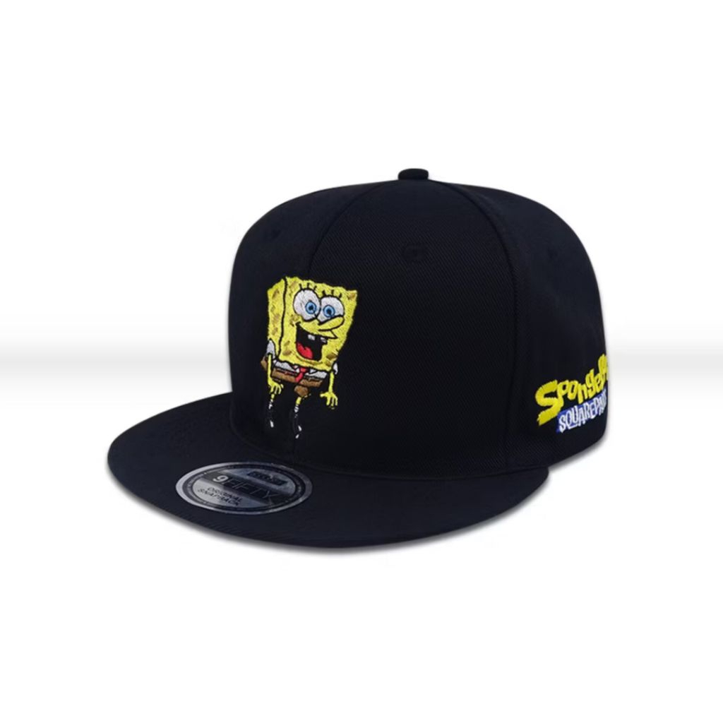 Topi Snapback Distro Karakter Spongebob//Topi Snapback Pria Wanita