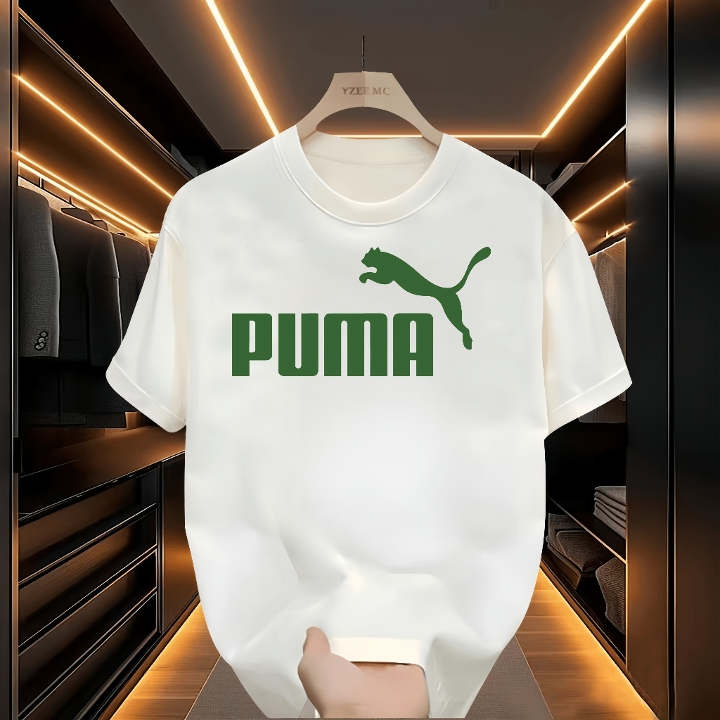 *COD* kaos Puma Kaos Couple Unisex Oversize Cotton Heavyweight - 100% Original Pria Wanita Lengan