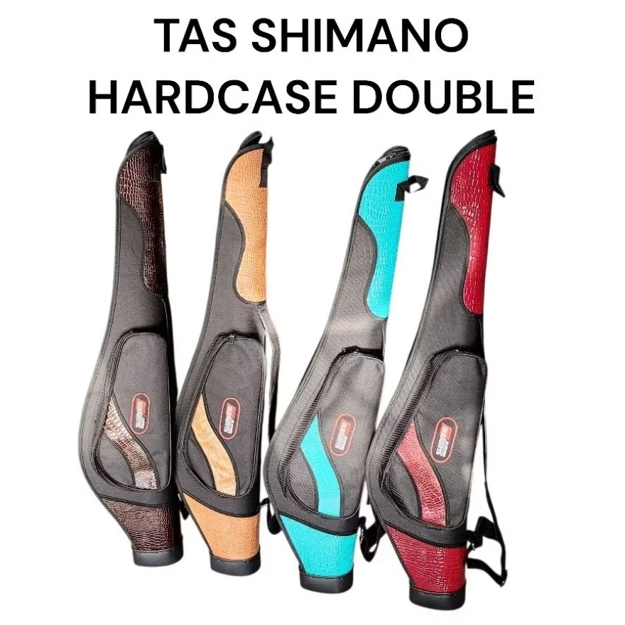 Tas Joran HardlCase Shimano Jumbo Panjang 100cm/120cm - tas joran