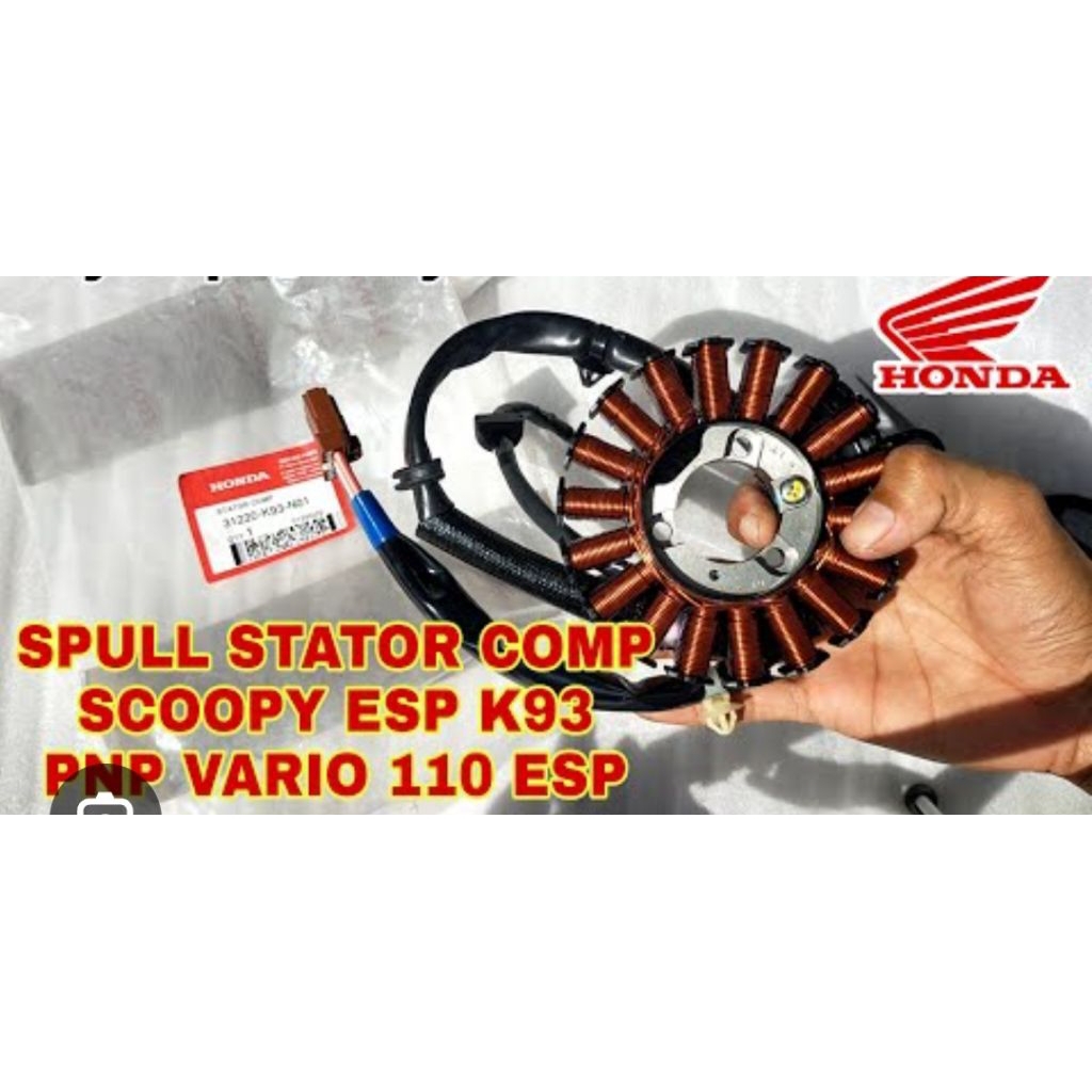 STATOR COMP SEPUL ASSY SET CKP VARIO 110 LED ESP/SCOOPY 2018 NEW AHM 31220K93N01