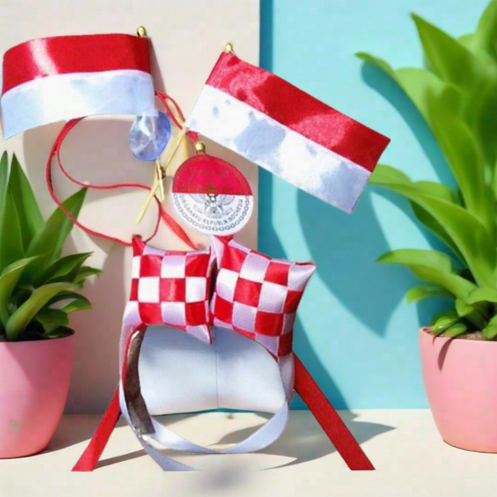 BENDERA KETUPAT LOGO HUT RI INDONESIA