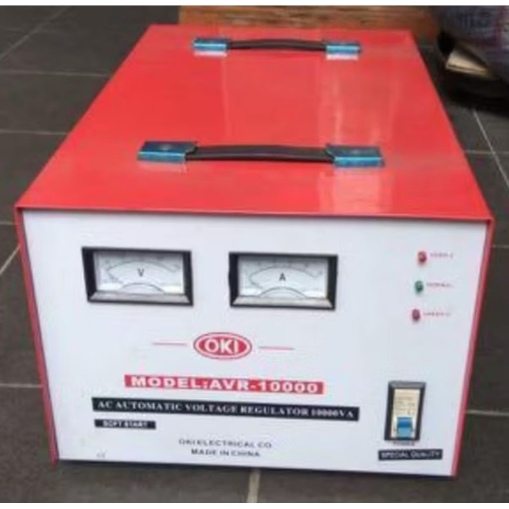 Stabilizer/Stavolt OKI Model AVR - 10000 Ac Automatic Voltage Regulator