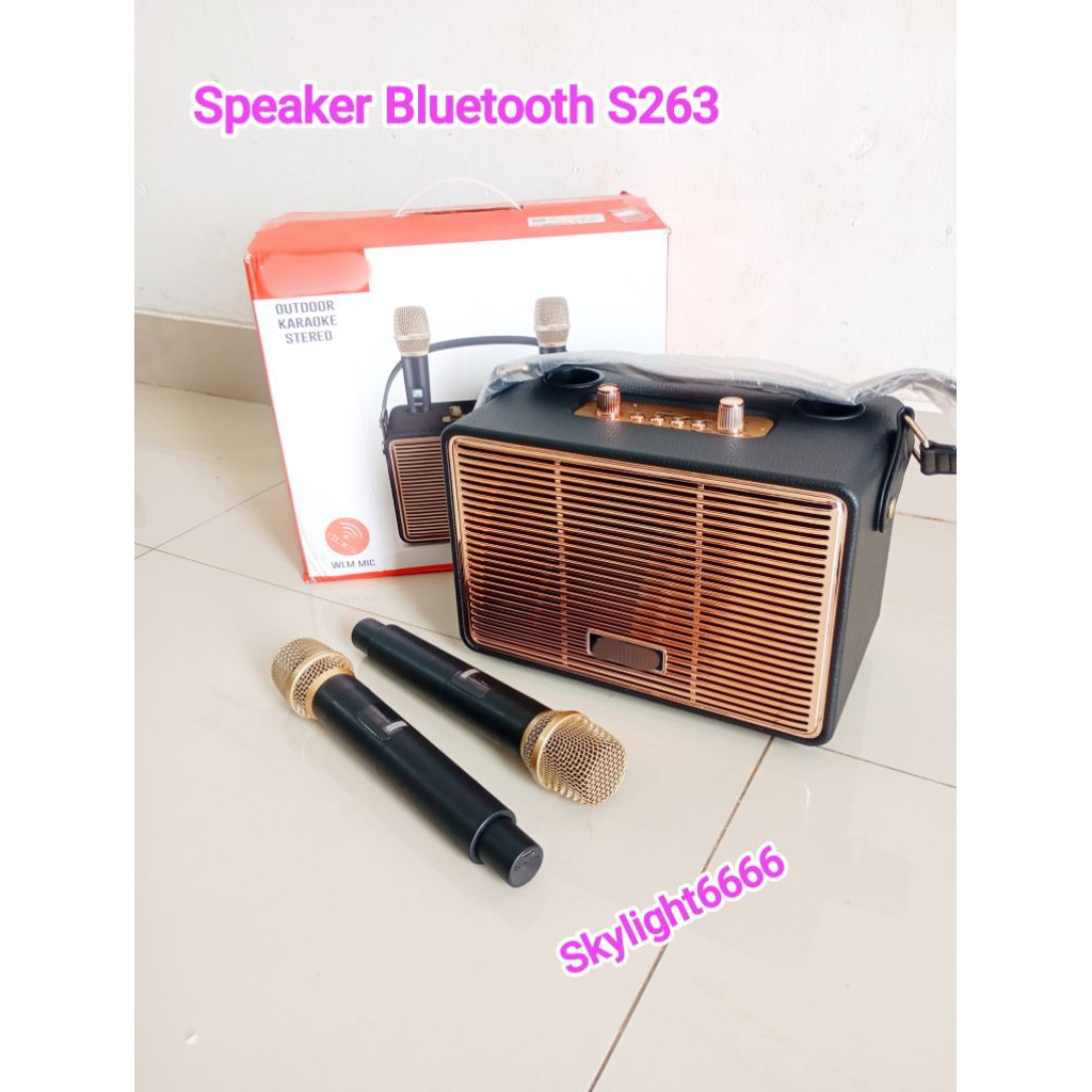 Speaker BLuetooth S-263 Returan/Rusak