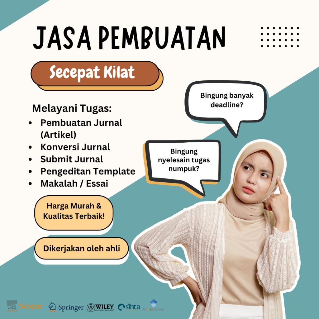 JASA PEMBUATAN ARTIKEL / JURNAL | JASA KONVERSI JURNAL | JASA EDIT TEMPLATE | JASA SUBMIT JURNAL