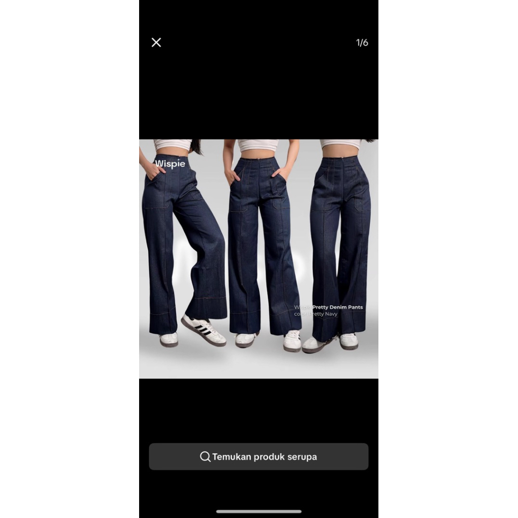 NEW WISPIE DENIM CELANA