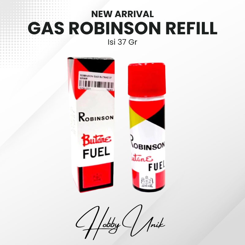 Refill Gas Robinson 37 Gr Kecil - Untuk Korek Gas - Hobby Unik