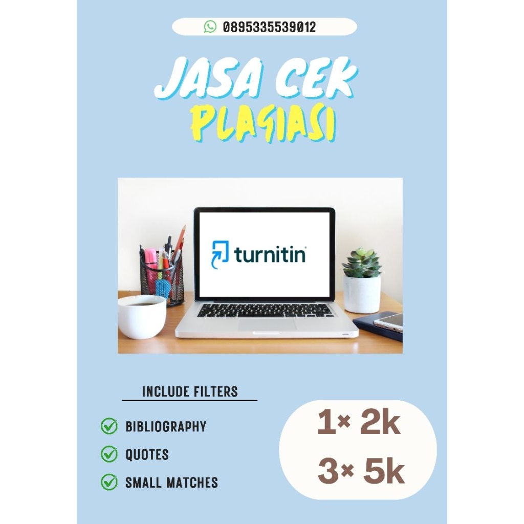 Cek Turnitin/Plagiasi