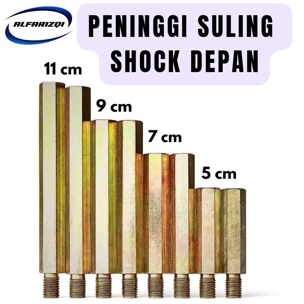 Peninggi Shock Depan Cb150r Tiger Megapro Verza 5cm 7cm 9cm 11cm Sulingan Honda