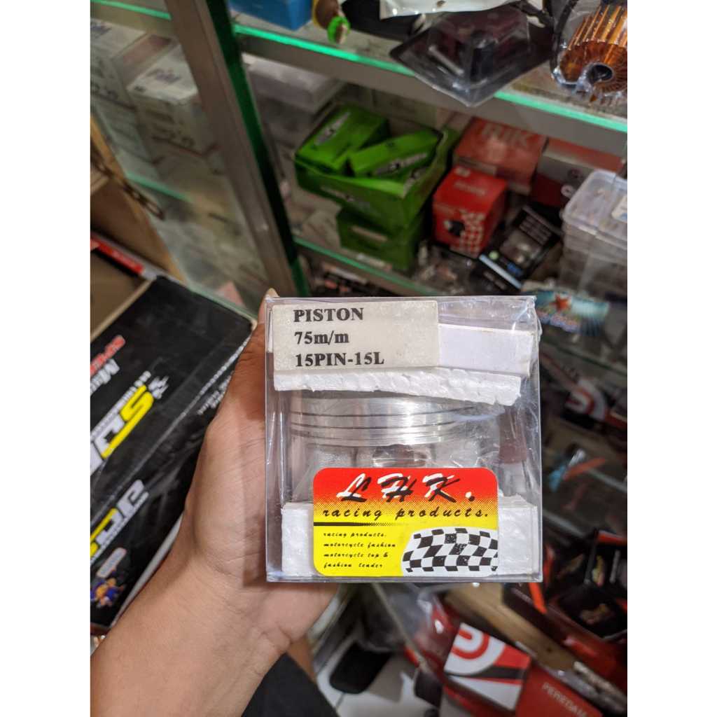 PISTON LHK CASTING UKURAN 75 MM PIN PEN 15 ORIGINAL CB TIGER MEGAPRO MIO SOUL NOUVO HEREX