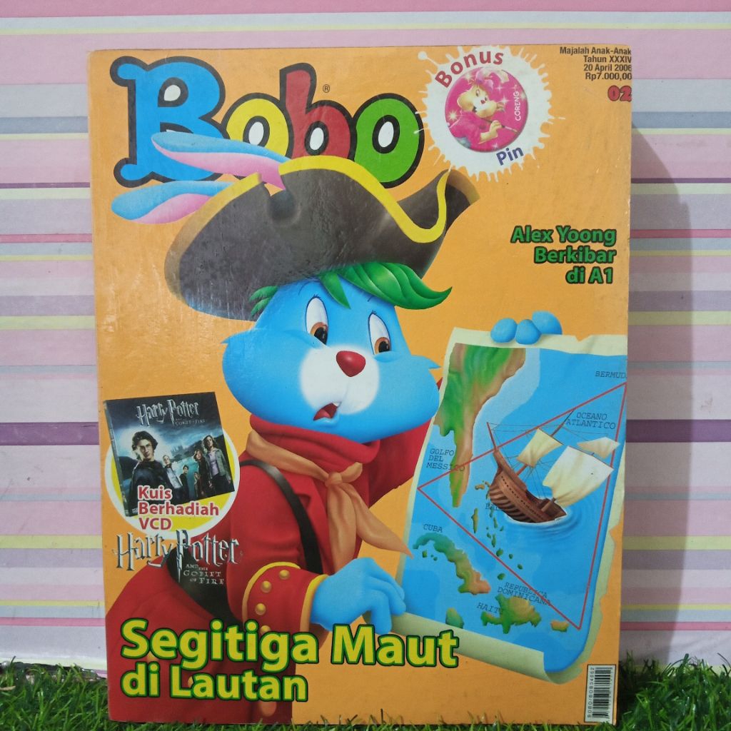 Buku Majalah Bobo BUNDEL tahun XXXIII 23 Juni 2005 Segitiga Maut di Lautan Softcover Bahasa Indonesi