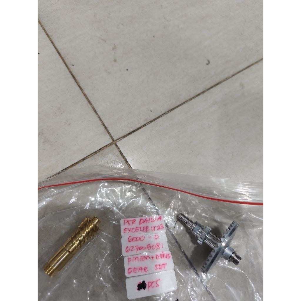 main gear saja set pinion untuk reel daiwa exceler lt  keluaran 2023 dus tosca hanya part saja