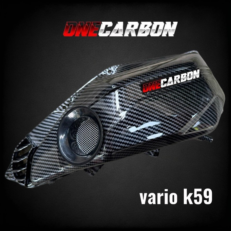 CORONG UDARA TUTUP FILTER VARIO 150 CARBON k59 COCOK UNTUK VARIO 125-150 CC -tutup filter Vario 125 