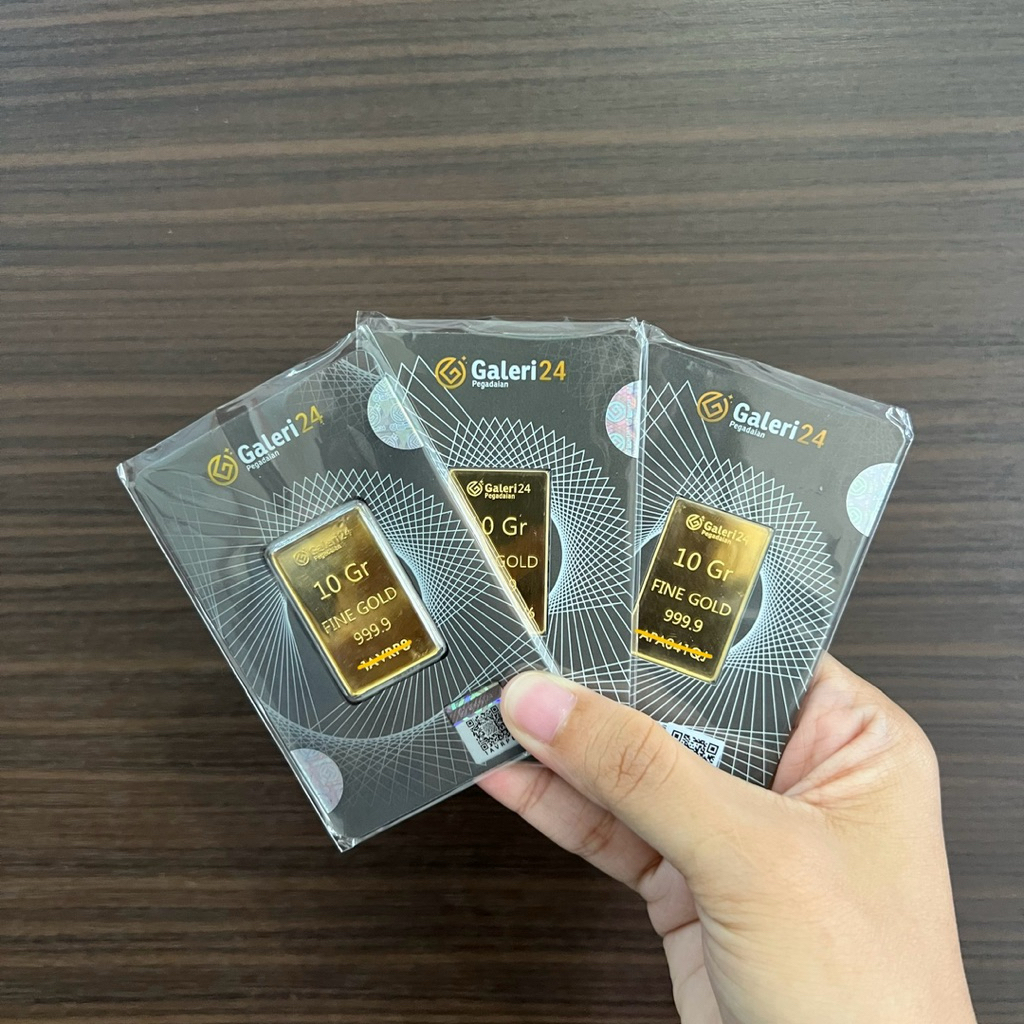 Emas Batangan Galeri 24 10 GRAM - Emas Galeri 24
