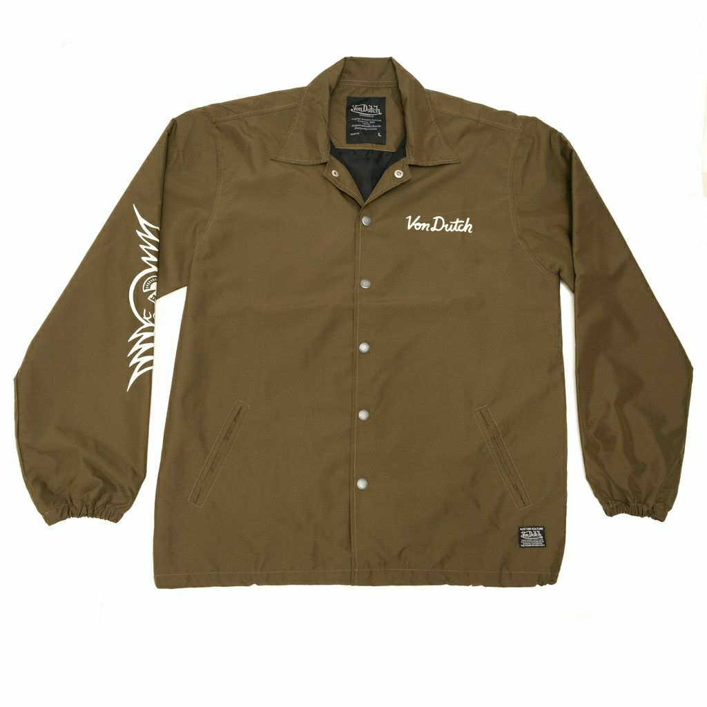 Von Dutch Windbreaker Army Green