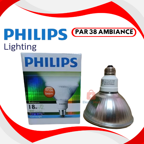 Lampu Philips Ambiance 18 Watt PAR 38 E27 Putih Cooldaylight - PHILIPS PAR38 18W Lampu Sorot Hemat E