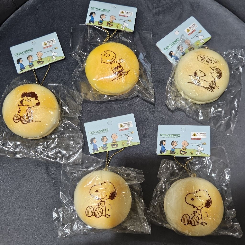 Snoopy Peanuts Squishy Sugar Bun charm ada wangi Squsihy Snoopy Peanuts Ready New