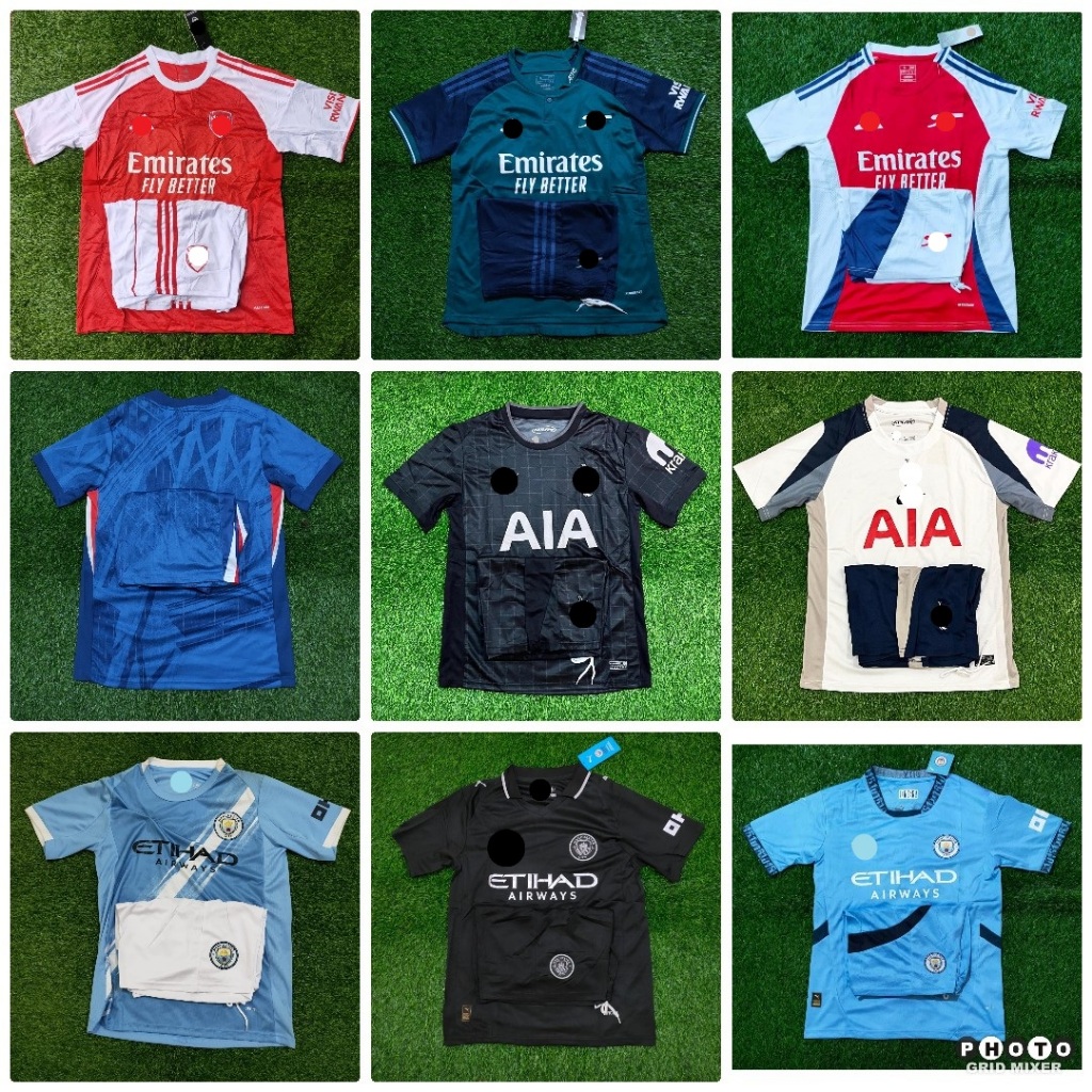 1 STEL ARSENAALLL CHELSEA CITY SPURRSSS HOME AWAY 3RD CELANA JERSEY BAJU BOLA 2024/2025 2026 GRADE O