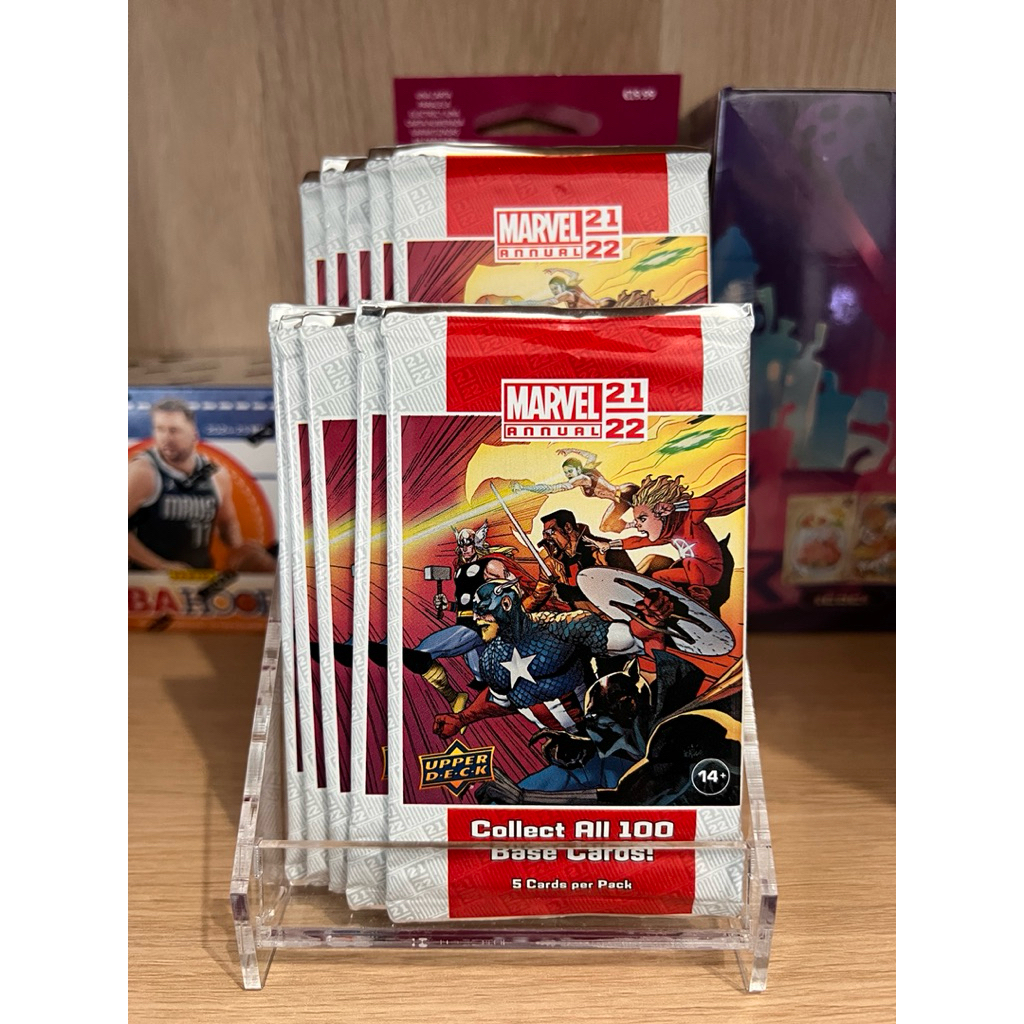 upper deck marvel annual 21-22 loose pack kartu koleksi
