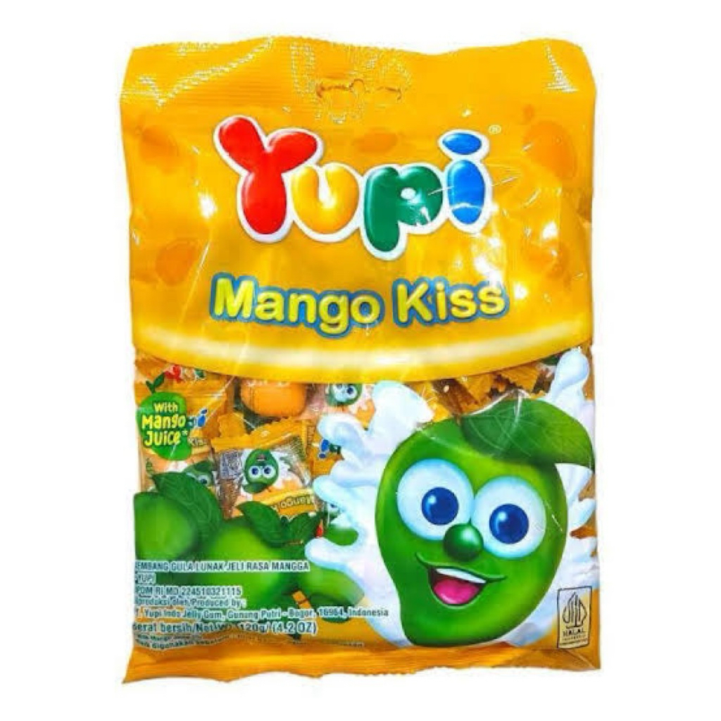 Yupi MANGO KISS 1 BUNGKUS | Permen Yupi Jeli Jelly Rasa MANGGA Murah