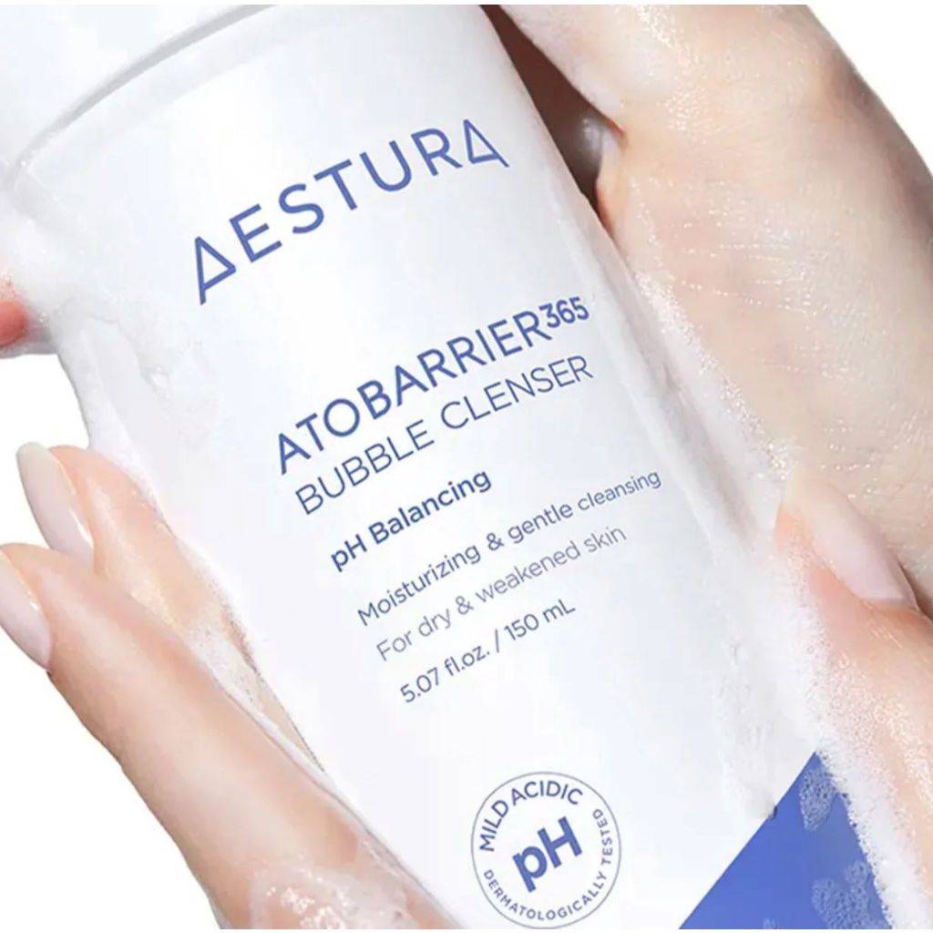 PRELOVED Facial Cleanser Facial Moisturizer Made KOREA AESTURA Atobarrier 365 Bubble m 150mL Origina
