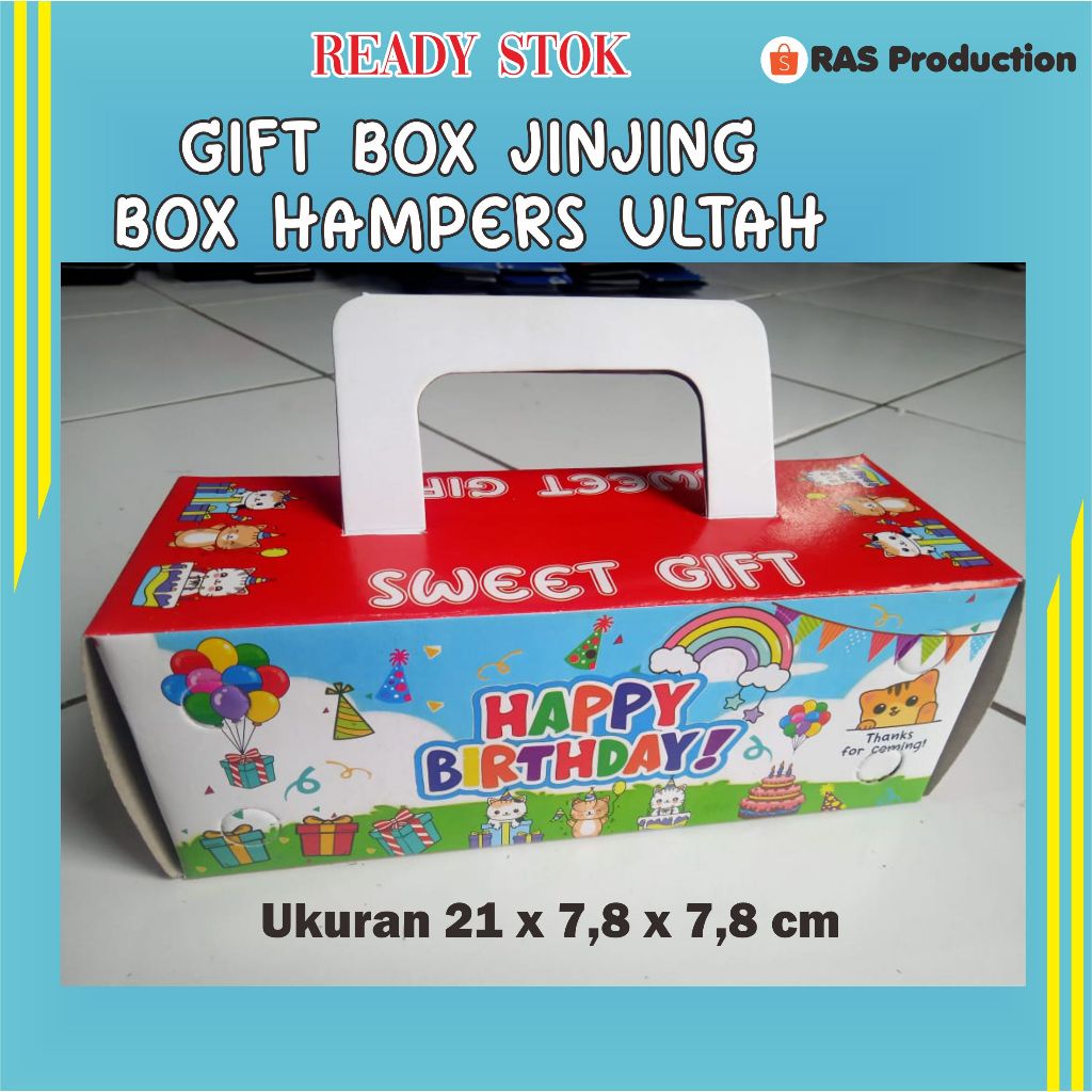 Gift Box Ultah Anak / Box Hampers Ultah / Snack Box Ultah Murah Berkualitas