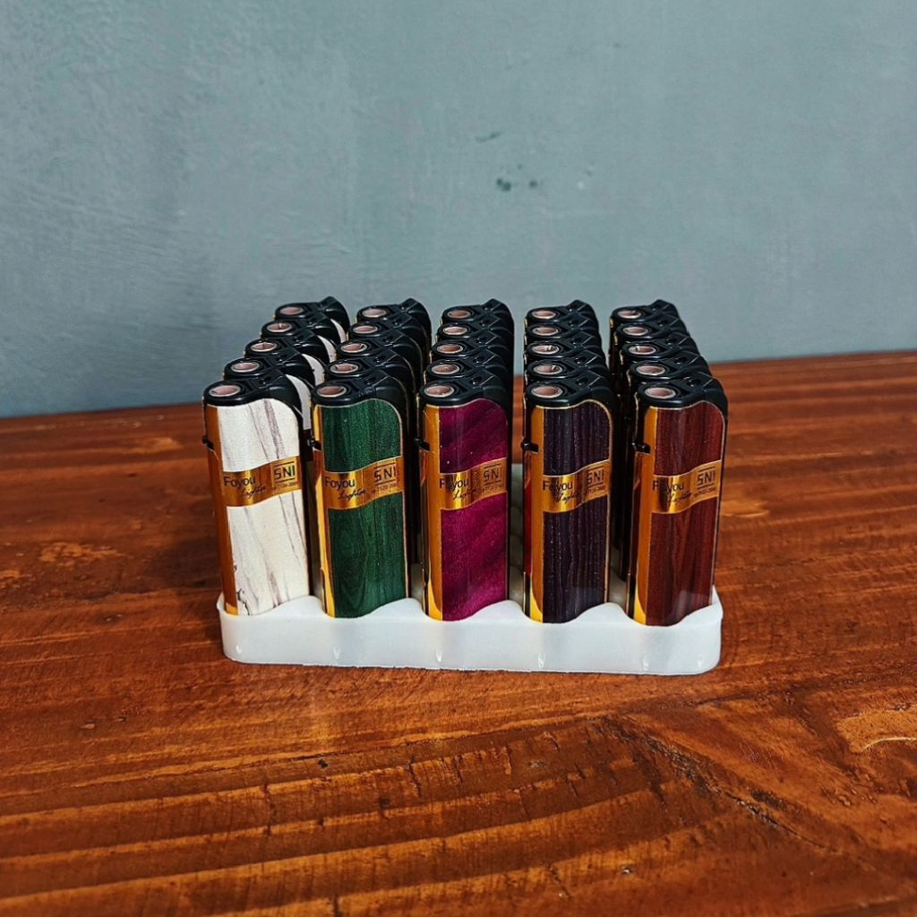 Korek Api Bara Zet Metal Case Granite G801 SNI