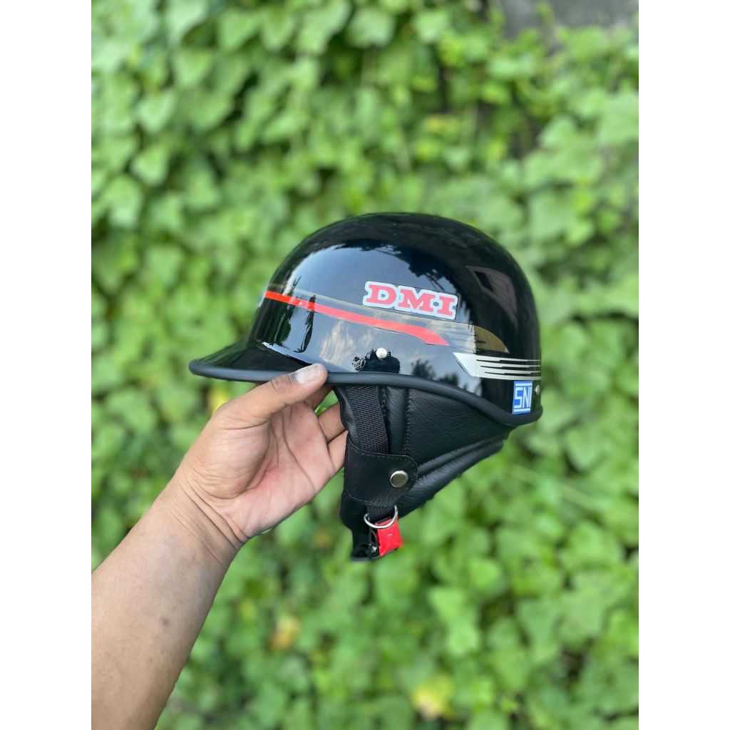 HELM JADUL CETOK DMI SI DOEL HITAM
